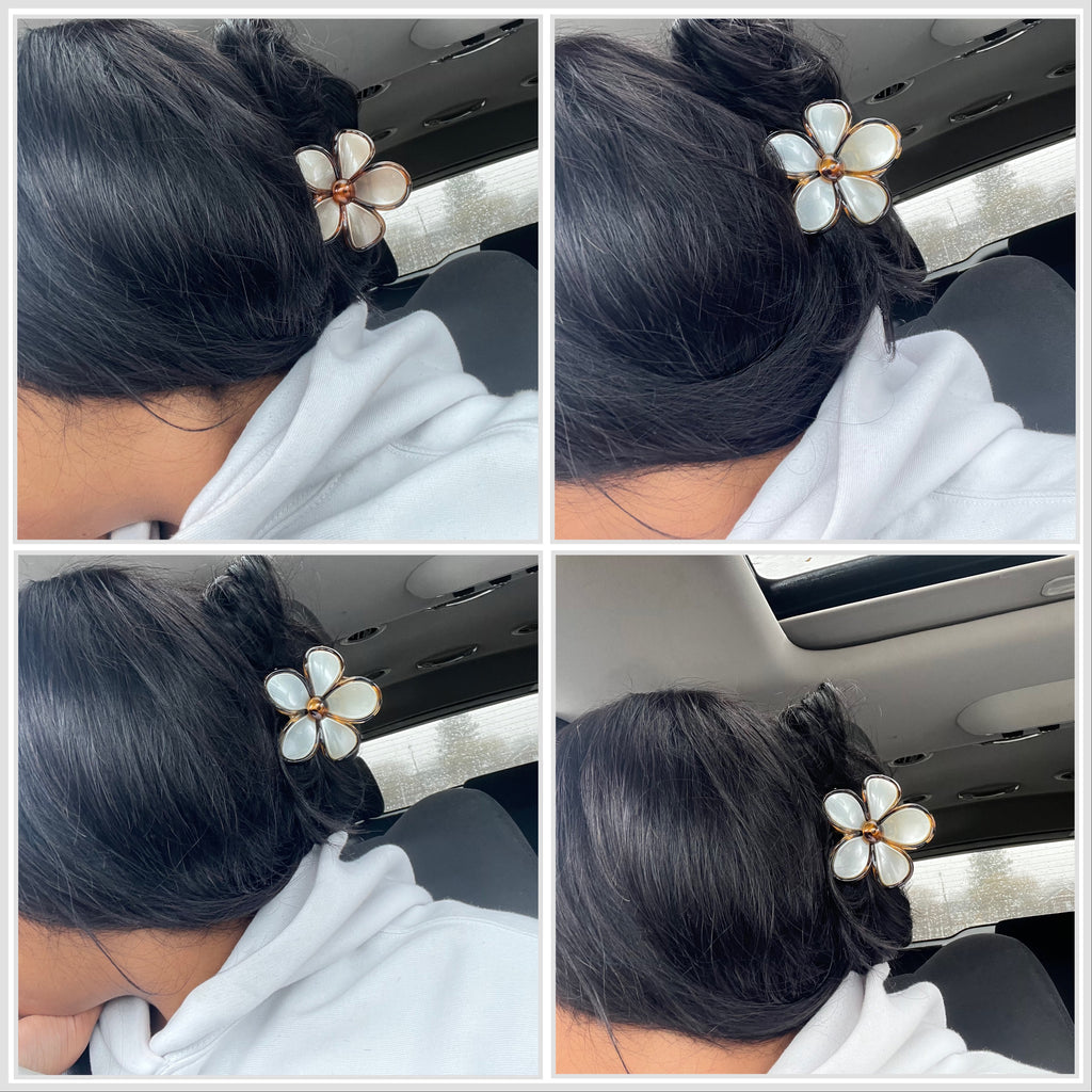 90s Flower Hair Clips