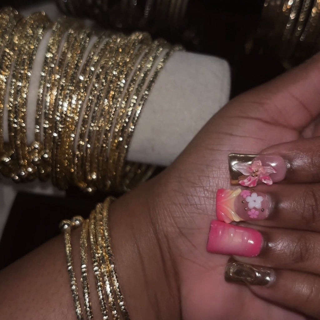Crush Gold Bracelet Stack