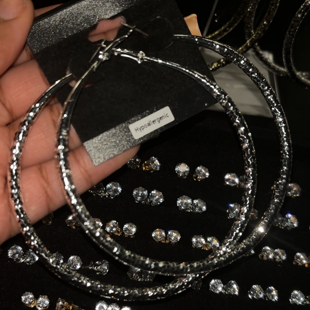 PREMIUM crush hoop earring