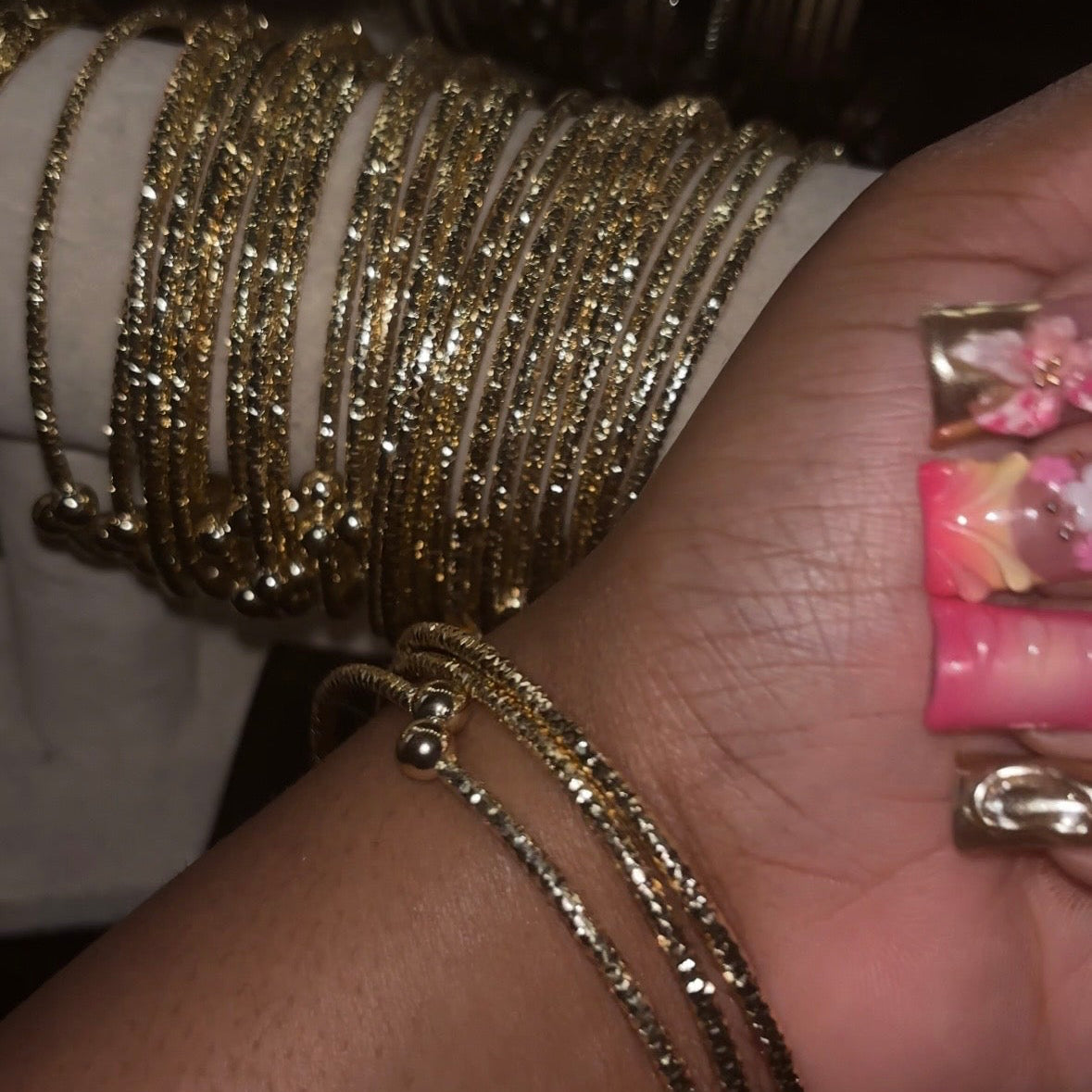 Crush Gold Bracelet Stack