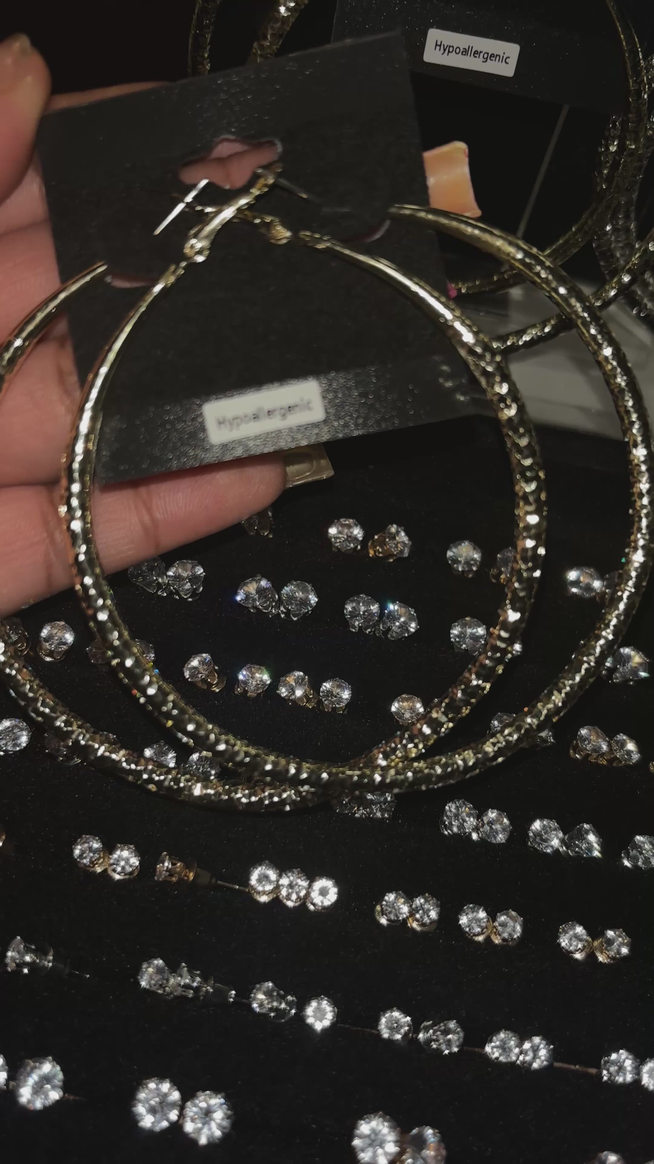 PREMIUM crush hoop earring