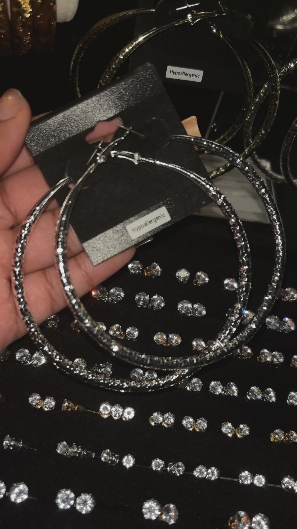 PREMIUM crush hoop earring